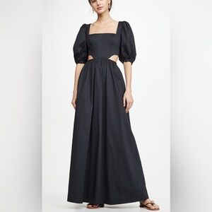 STAUD black astro dress NWT size 6